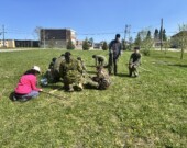 Les cadets à l’œuvre dimanche dernier &mdash; Photo : Renée-Pier Fontaine