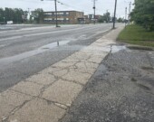 Le tronçon de la rue Edward, entre la 9e et la 12e Rue, fera l’objet de travaux majeurs de réfection dans les prochains mois, à la suite d’un feu vert du conseil municipal de Hearst. &mdash; Photo : Renée-Pier Fontaine