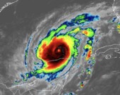 Milton, à 11h le 8 octobre 2024 &mdash; Photo : NOAA