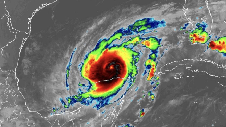 Milton, à 11h le 8 octobre 2024 &mdash; Photo : NOAA