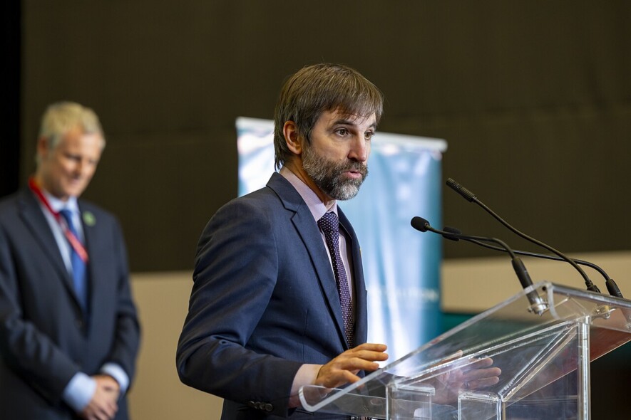 Le ministre responsable des Langues officielles a surtout brossé un portrait positif des Langues officielles sous Justin Trudeau. &mdash; Photo : Flickr – Creative Commons Attribution 2.0 Generic