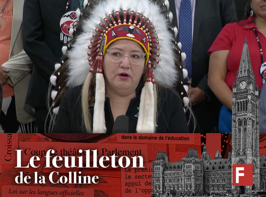 Cindy Woodhouse Nepinak indique que des chefs autochtones ont hâte de travailler sur de grands projets, d’autres sont très inquiets. &mdash; Photo : Capture d’écran – CPAC