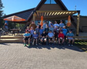 Les jeunes golfeurs réunis lors du tournoi junior organisé par le Club de Golf de Hearst  &mdash; Photos : Club de Golf de Hearst Golf Club/Facebook