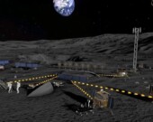   Capture d'écran: vidéo de l'agence spatiale chinoise sur le projet de base lunaire
