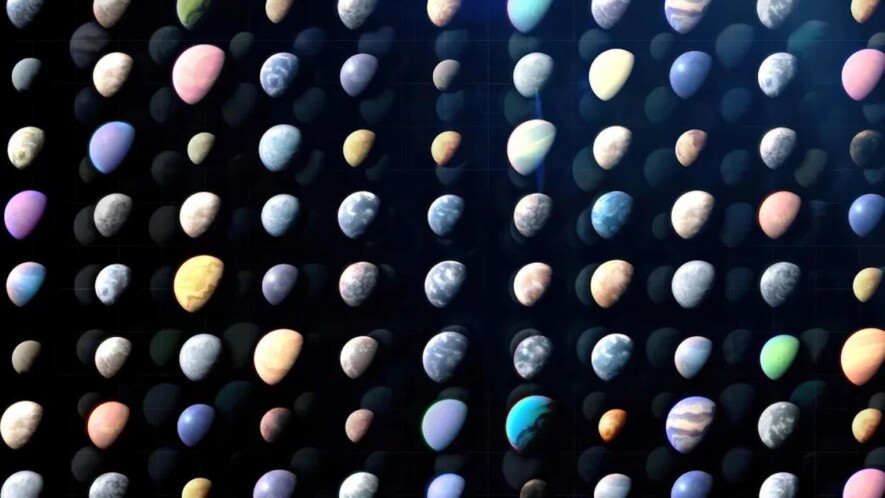 Représentation d'artiste de quelques exoplanètes &mdash; Photo : NASA / JPL-Caltech