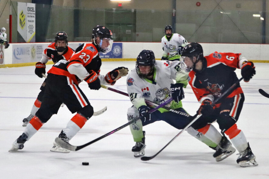 Match contre Espanola &mdash; Photo : Lumberjacks/web