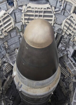Un missile Titan II, en 2015, dans le silo du Musée des missiles Titan, en Arizona &mdash; Photo : neilld / DepositPhotos