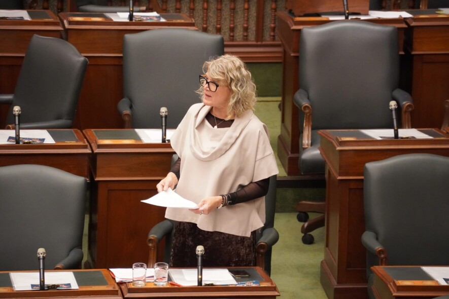 La porte-parole libérale en matière d’Affaires francophones, Lucille Collard &mdash; Photo : Lucille Collard/Facebook