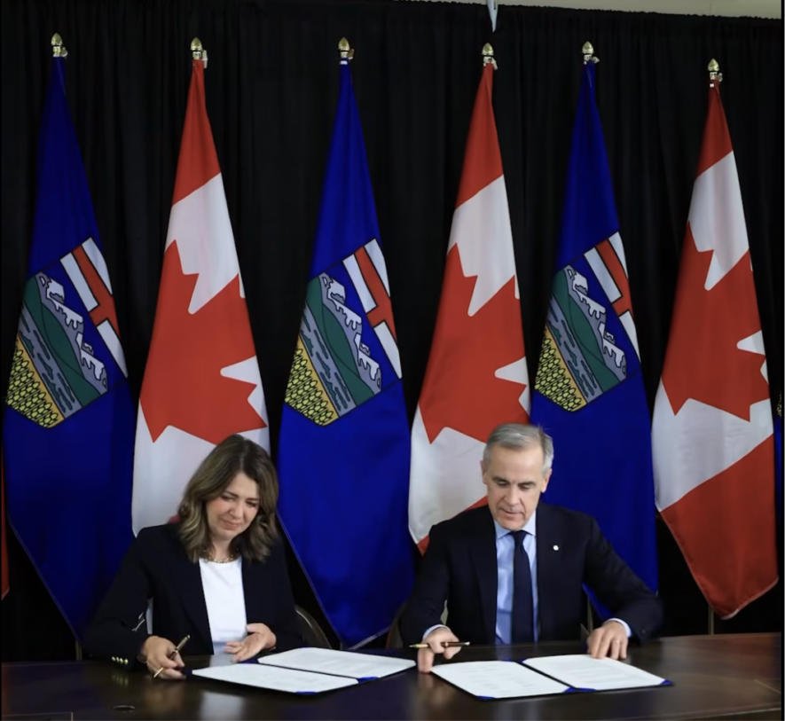Comme l’a indiqué M. Carney sur sa page Facebook, le Canada et l’Alberta se concentrent sur ce qu’ils peuvent améliorer pour bâtir ensemble une économie plus forte, plus durable, plus concurrentielle et plus indépendante. &mdash; Photo : Mark Carney/Facebook