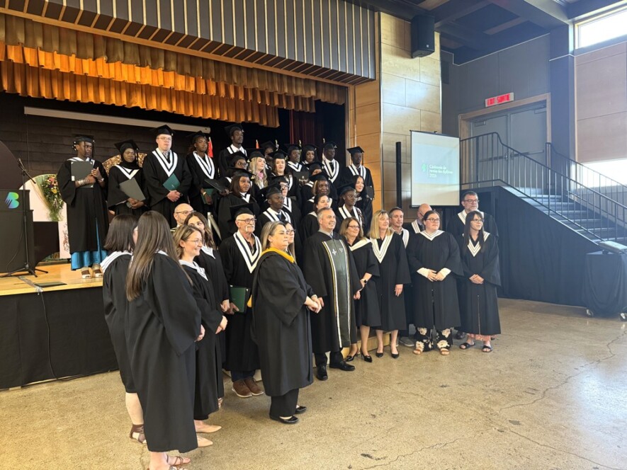 Cérémonie de remise des diplômes des finissantes et finissants de Kapuskasing et de Hearst. &mdash; Photo : Collège Boréal (Hearst)/Facebook