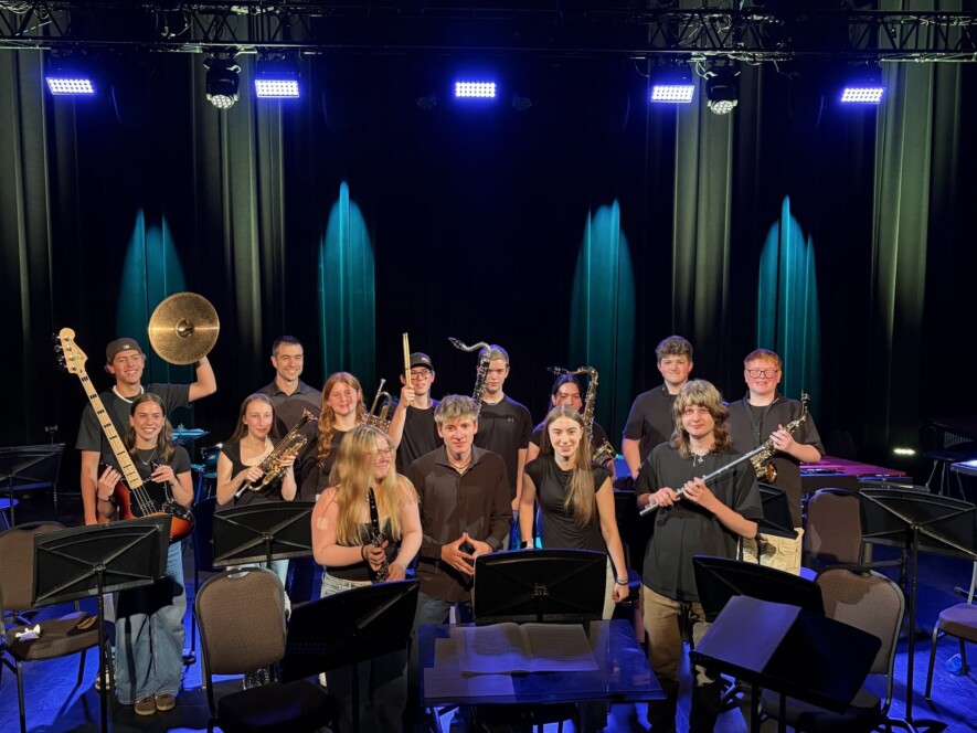 Les élèves de l’équipe de musique ont offert une magnifique prestation aux participants, démontrant une fois de plus leur talent et leur passion, ce qui a contribué au succès de cet évènement. &mdash; Photo : École secondaire catholique de Hearst/Facebook