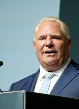 Premier ministre de l'Ontario, Doug Ford &mdash; Photo : Patrick Woodbury/Le Droit