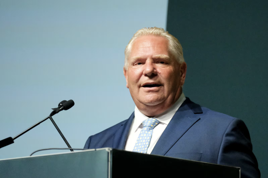 Premier ministre de l'Ontario, Doug Ford &mdash; Photo : Patrick Woodbury/Le Droit