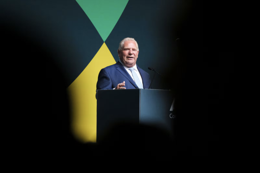 Le premier ministre de l'Ontario, Doug Ford. &mdash; Photo : Patrick Woodbury/Archives Le Droit