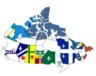   Photo : Drapeaux des communautés francophones canadiennes/quebeccultureblog.com