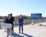 Légende : Le ministre Georges Pirie en compagnie de son collègue Prabmeet Sarkaria, ministre des transports pour faire le lancement des travaux d’élargissement de la route 11/17 entre le chemin McGuire et le chemin Coughlin &mdash; Photo : Georges Pirie/Facebook