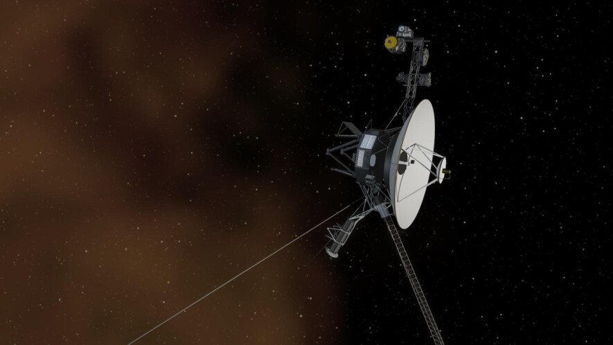  Représentation d'artiste de Voyager 1 &mdash; Photo : NASA/JPL-Caltech