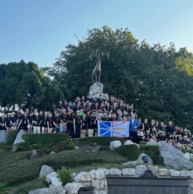 Les jeunes de Terre-Neuve-et-Labrador qui ont participé au programme de commémoration du sentier du Caribou de 2025. — Kelsey Fifield (Courtoisie)