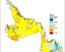 La nouvelle carte des zones de rusticité des plantes est une représentation visuelle de l’effet du réchauffement climatique au Canada lors des trente dernières années. Dans l’image, on voit les changements dans cette province. — Ressources Naturelles Canada (Courtoisie)