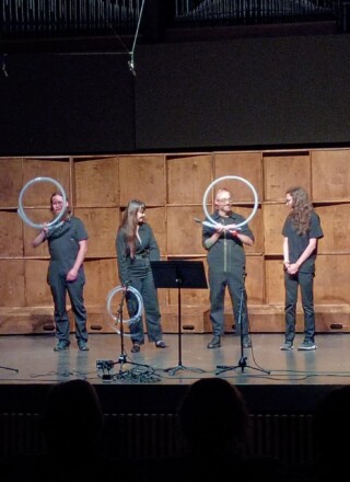 Le collectif musical montréalais Weather Vane est composé de Greg Bruce, Tommy Davis, Maryse Legault et Kasey Pocius. &mdash; Jouana Hanitriniaina