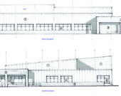 Les plans de la piscine présentés au conseil municipal de Kapuskasing.  