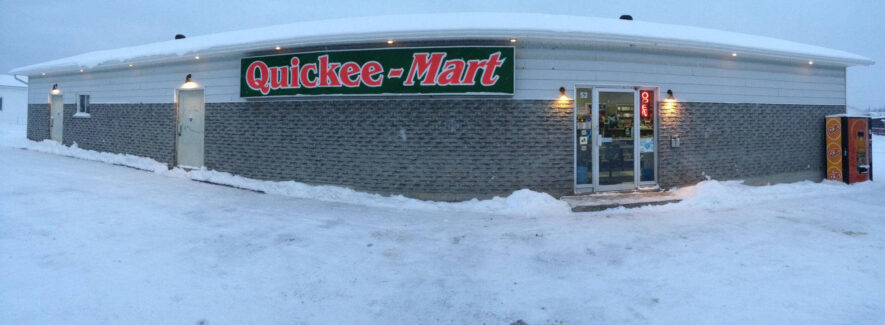 Le Quickee-Mart de Dubreuilville. — Photo : Courtoisie Luc Levesque