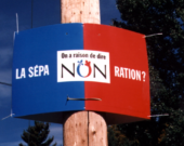 Cliché pris à Beauceville en 1995. &mdash; Crédit : Wikimedia Commons
