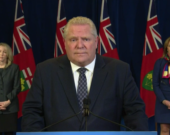 Le premier ministre ontarien, Doug Ford &mdash; Photo : Capture d'écran