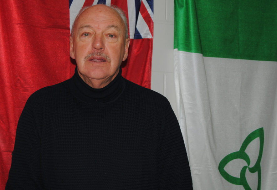 Le président du conseil d’administration, Ghislain Lambert, a fait le suivi du 4e plan stratégique de l’ACFO-Témiskaming et fait une mise à jour de l’un des sujets de l’heure : le Carrefour communautaire. — Crédit : Courtoisie
