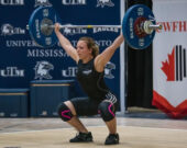 La coordonnatrice du programme Santé Bien-Être, Kaylee Wedge, est également haltérophile et entraineuse de conditionnement physique. &mdash; Photo : Courtoisie