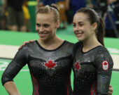 Ellie Black et Isabela Onyshko de l’équipe canadienne de gymnastique lors des Jeux olympiques de Rio en 2016. &mdash; Photo : Shutterstock
