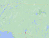 La Première Nation de Pic Mobert revendique auprès du fédéral et de la province un territoire de plusieurs milliers de kilomètres carrés, qui s’étend de White River à Greenstone, en passant par Hornepayne et Manitouwadge. &mdash; Image : Google Map