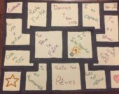 Le Post-il poster de l’encouragement de Camille Dillon &mdash; Photo : Camille Dillon