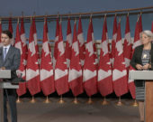 Mary Simon sera la prochaine gouverneure générale du Canada, a annoncé le premier ministre, Justin Trudeau, au Musée canadien de l’histoire, le mardi 6 juillet en matinée. &mdash; Crédit : Capture d’écran CPAC – Francopresse