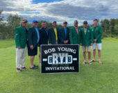 Plusieurs champions du BYI étaient réunis pour la 50e édition du 30 juin au 4 juillet. De gauche à droit avec nombre de titres : Andy Tremblay - 4, Steve Rusnak Jr. - 4, Claude Lodin – 1, Dan Piche - 4, Alain Richard - 1, André Robichaud - 5, Alain Robichaud – 5 et Jordan Crampton – 7 &mdash; Photo : Courtoisie