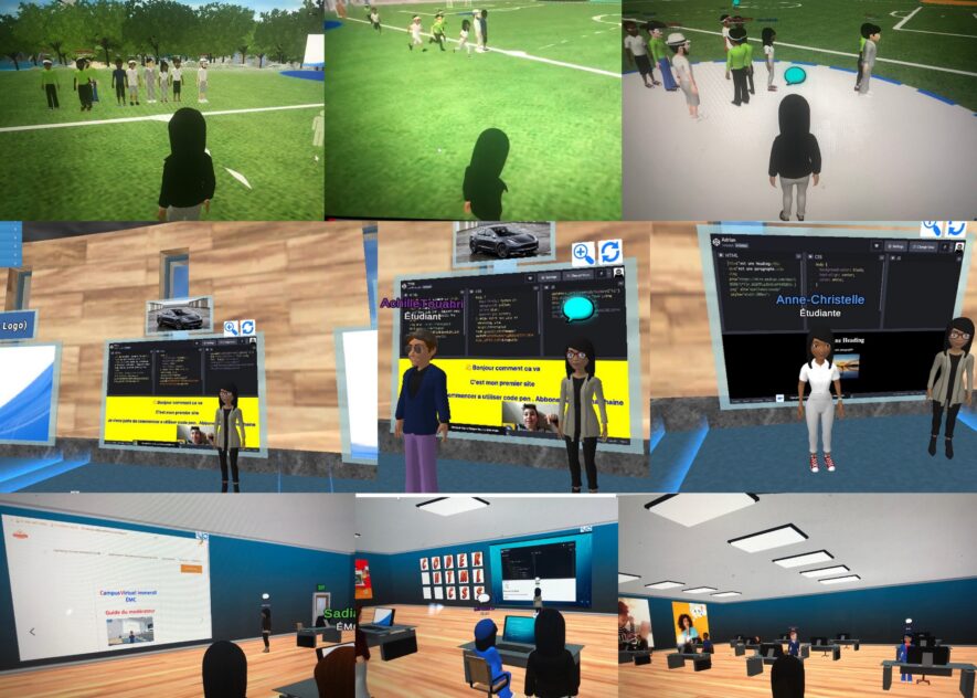 En 2020, pour s’adapter à la pandémie, ÉMC a lancé un campus virtuel qui a accueilli près de 400 jeunes dans le cadre des ateliers. &mdash; Crédit : Page Facebook ÉMC