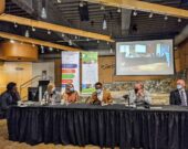 Gouled Hassan, Josée Ruddy, Angèle Clermont, René Koffi, Robert Brouillette et Éric Despatie. &mdash; Photos : Philippe Mathieu