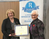 R/Jacqueline Gauthier et R/Jeannine Rouleau, présidente fondatrice du Club Richelieu féminin de Sudbury &mdash; Photo : Courtoisie