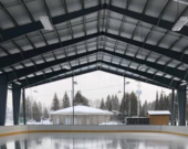La patinoire du parc Civic &mdash; Photo : Courtoisie