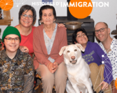Mery et sa famille se sont établis en 2004 à Sudbury, dans le Nord de l’Ontario, où ils habitent désormais depuis 18 ans.  &mdash; Photo : Courtoisie Mery Martínez/Montage Francopresse