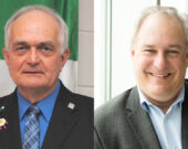 Jean-Claude Carrière et Pierre Riopel. &mdash; Photos : Archives