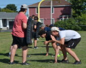 Le camp d’entrainement des Patriotes de Franco-Cité  &mdash; Photo : Éric Boutilier