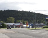 Le centre-ville de Marathon. &mdash; Photo : Éric Boutilier