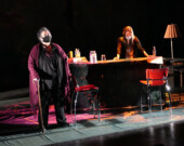 Répétition du spectacle Crow Bar produit par le théâtre l’Escaouette, à Moncton au Nouveau-Brunswick.  &mdash; Photo : Théâtre l’Escaouette