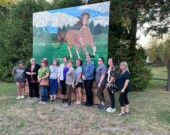 La murale de Warren du Centre de santé Univi &mdash; Photo : Courtoisie