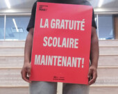 Des organisations estudiantines ont déjà réclamé la gratuité scolaire &mdash; Photo : Archives.