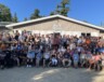  Une des familles au Camp Jeunesse en marche.   — Photo : Courtoisie