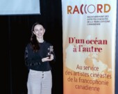 La réalisatrice Marie-Claire Marcotte a reçu le Prix L’œil du RACCORD pour son film Rêver en néon.  &mdash; Photo : Haqq Adeoye