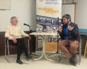 Jeanne-D’Arc Gosselin interrogée par Joël Lauzon. &mdash; Photo : Courtoisie