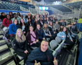 Les élèves et membres du personnel en sortie scolaire à Toronto. &mdash; Photo : Collège Notre-Dame